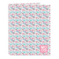 Reliure à anneaux Moos Flores Multicouleur A4 26.5 x 33 x 4 cm