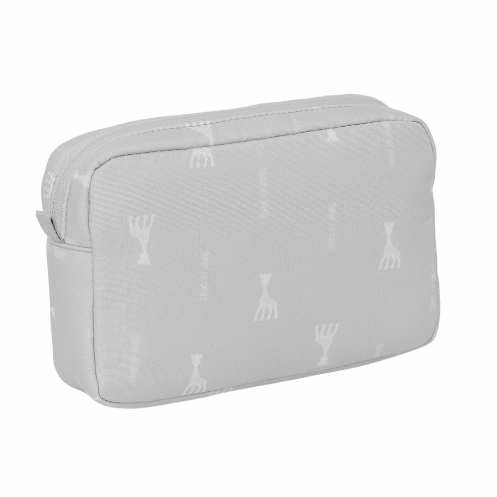 Reise-Toilettentasche Sophie la Girafe Hellgrau 20 x 13 x 5,5 cm