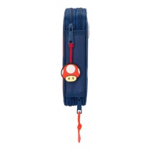 Fourre-tout Super Mario Trick Rouge Bleu foncé 12.5 x 19.5 x 4 cm 29 Pièces