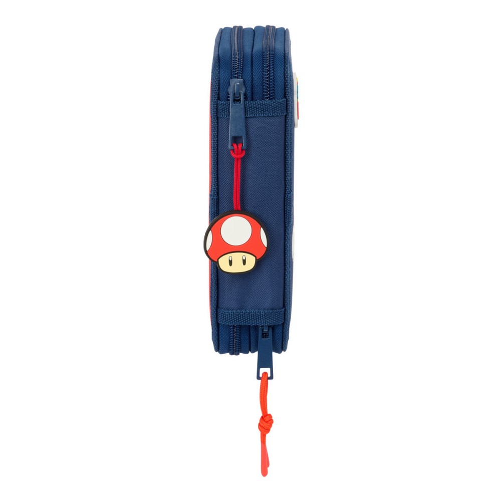 Fourre-tout Super Mario Trick Rouge Bleu foncé 12.5 x 19.5 x 4 cm 29 Pièces