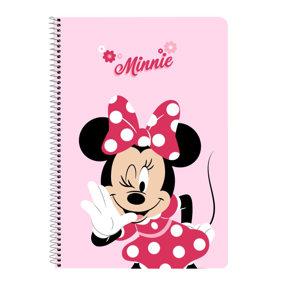 Ringbuch Minnie Mouse Naive Rosa A4 21.5 x 31 x 1 cm
