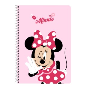 Ringbuch Minnie Mouse Naive Rosa A4 21.5 x 31 x 1 cm