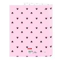 Ring binder Minnie Mouse Naive Pink A4 26.5 x 33 x 4 cm