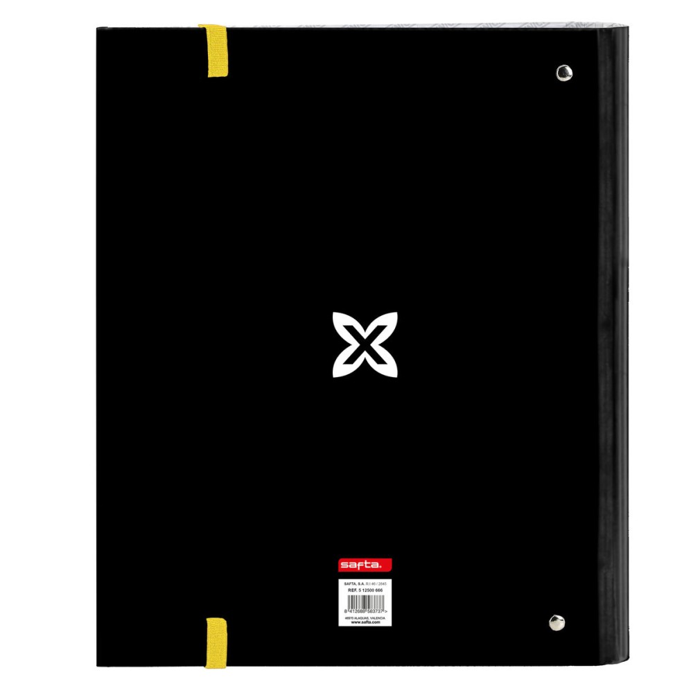 Ring binder Munich Topo Black 27 x 32 x 3.5 cm