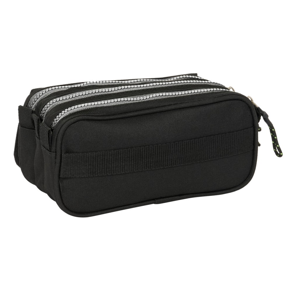 Dreifaches Mehrzweck-Etui Batman Game over Schwarz 21,5 x 10 x 8 cm