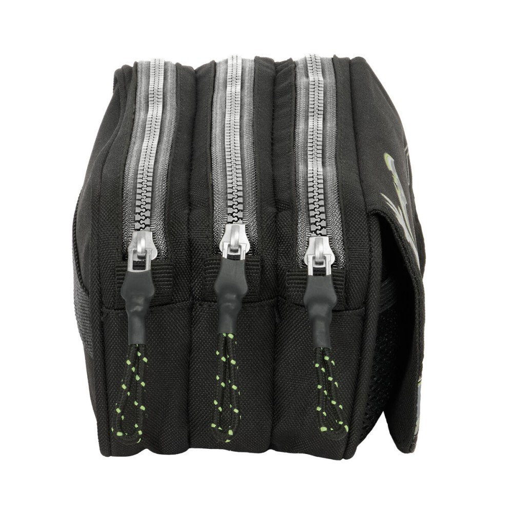 Dreifaches Mehrzweck-Etui Batman Game over Schwarz 21,5 x 10 x 8 cm