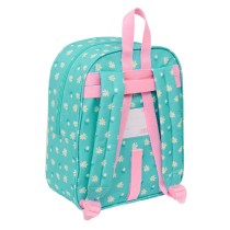 Sac à dos enfant Peppa Pig Pretty flowers Jaune Menthe 22 x 27 x 10 cm