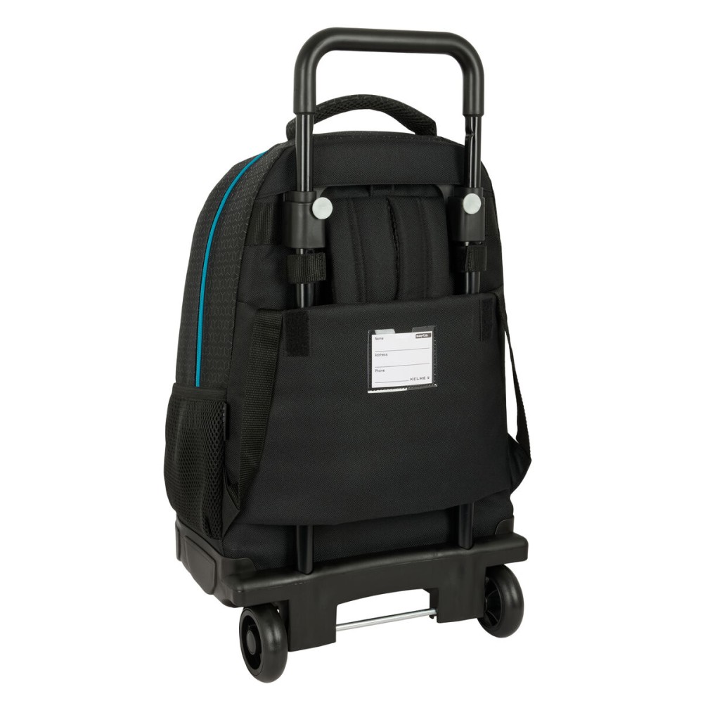Cartable à roulettes Kelme Iron Noir 33 x 45 x 22 cm
