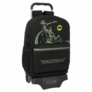 Schulrucksack mit Rädern Batman Game over Schwarz 30 x 43 x 14 cm