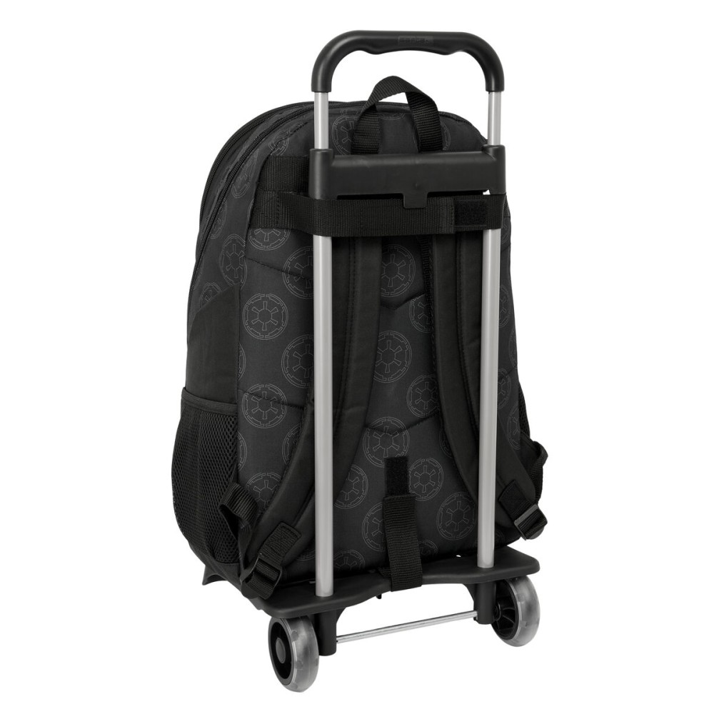 Schulrucksack mit Rädern Star Wars Rebellion Schwarz 32 x 44 x 16 cm