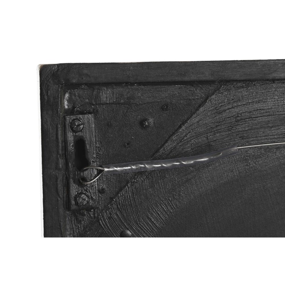 Wanddekoration DKD Home Decor Weiß Schwarz 60 x 6 x 60 cm (2 Stück)