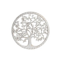 Wall Decoration DKD Home Decor White Golden Silver 40 x 1,5 x 40 cm