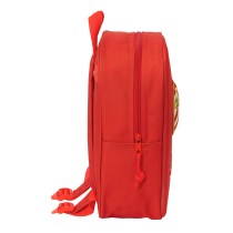 School Bag Sevilla Fútbol Club Red 22 x 27 x 10 cm 3D