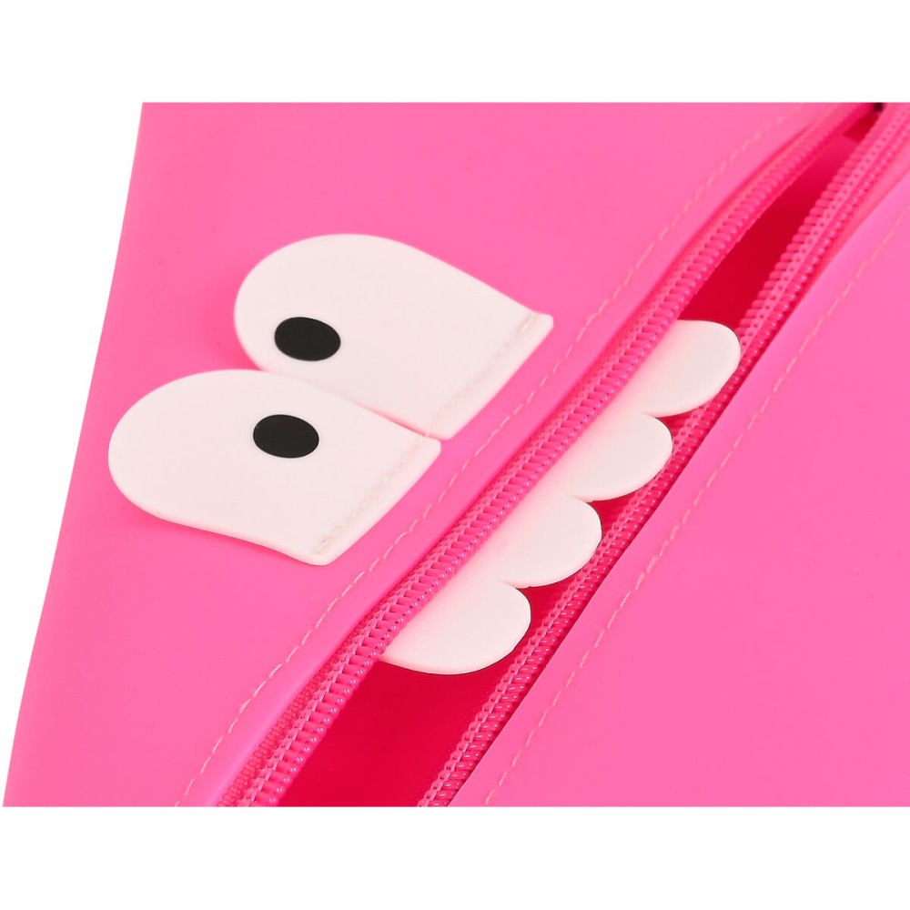 School Case Safta Face 22 x 11 x 1 cm Fuchsia