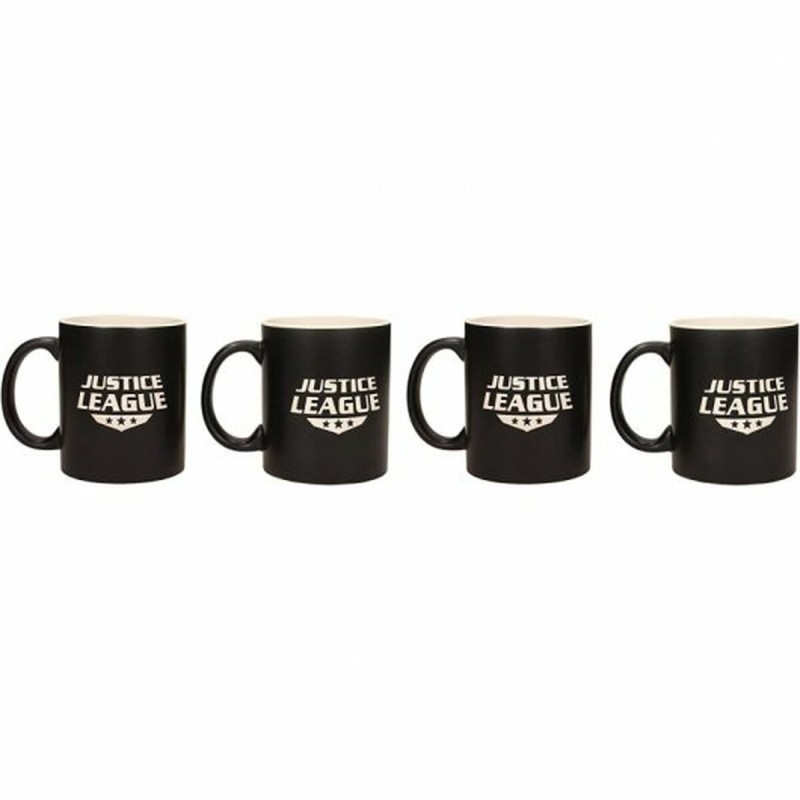 Lot de tasses SD Toys Universo DC Noir (4 Pièces)