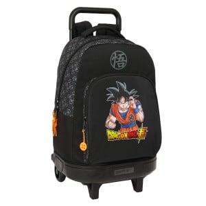 Schulrucksack mit Rädern Dragon Ball Combat Schwarz 33 x 45 x 22 cm