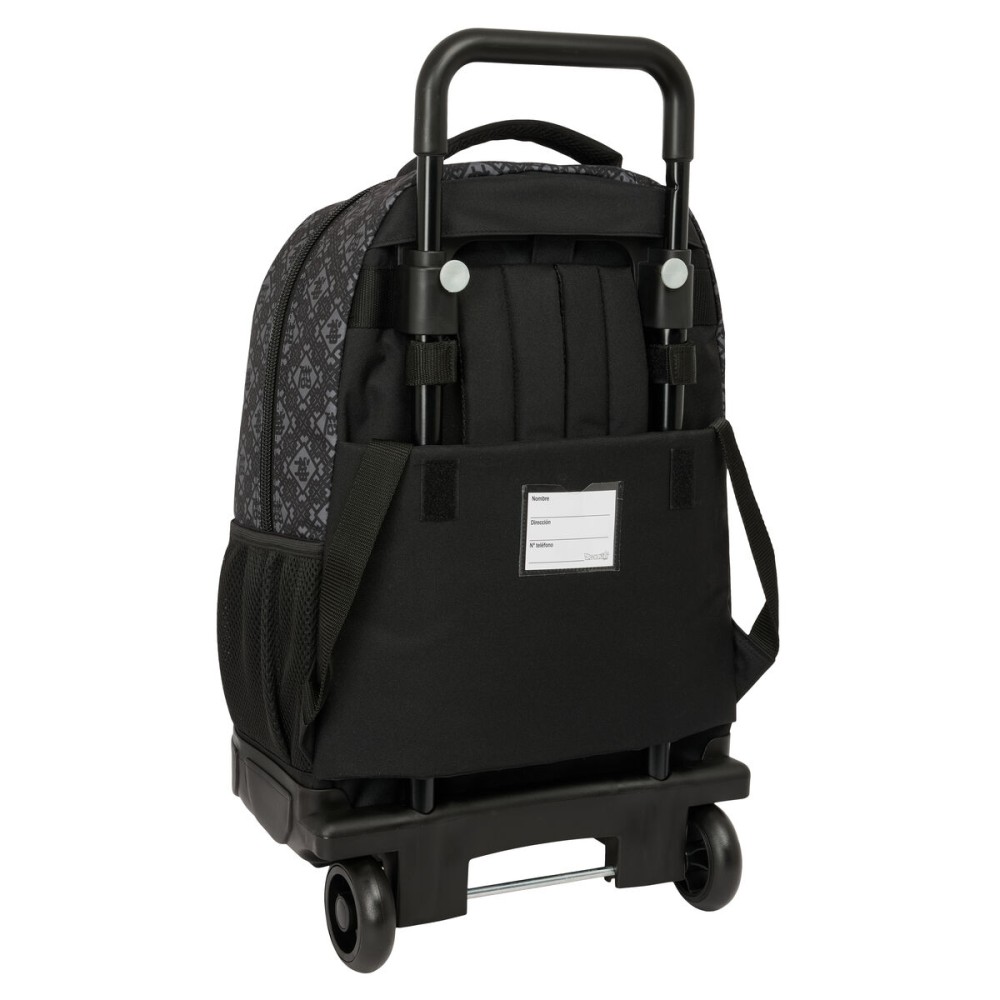 School Rucksack with Wheels Dragon Ball Combat Black 33 x 45 x 22 cm