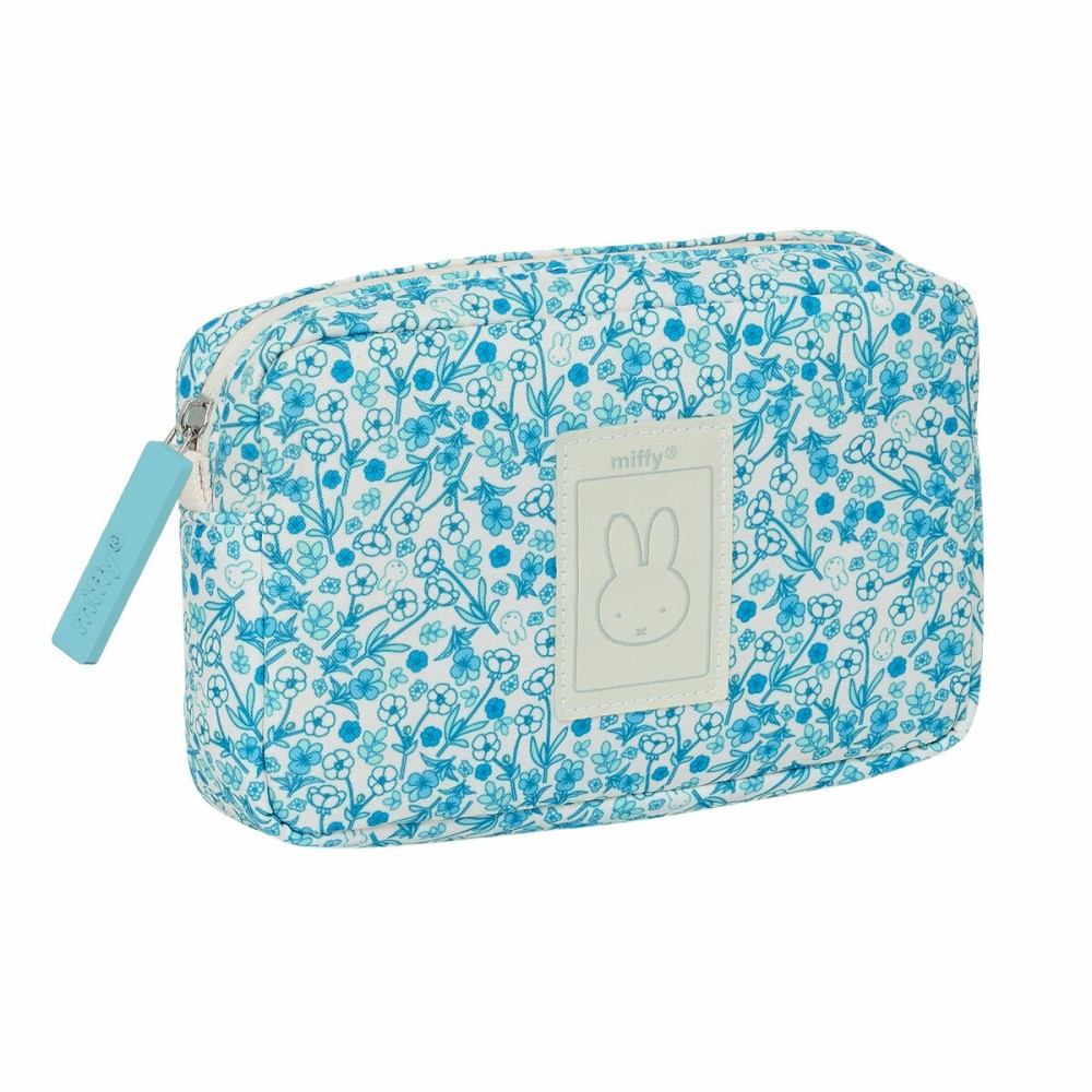 Reise-Toilettentasche Miffy Garden türkis 20 x 13 x 5,5 cm