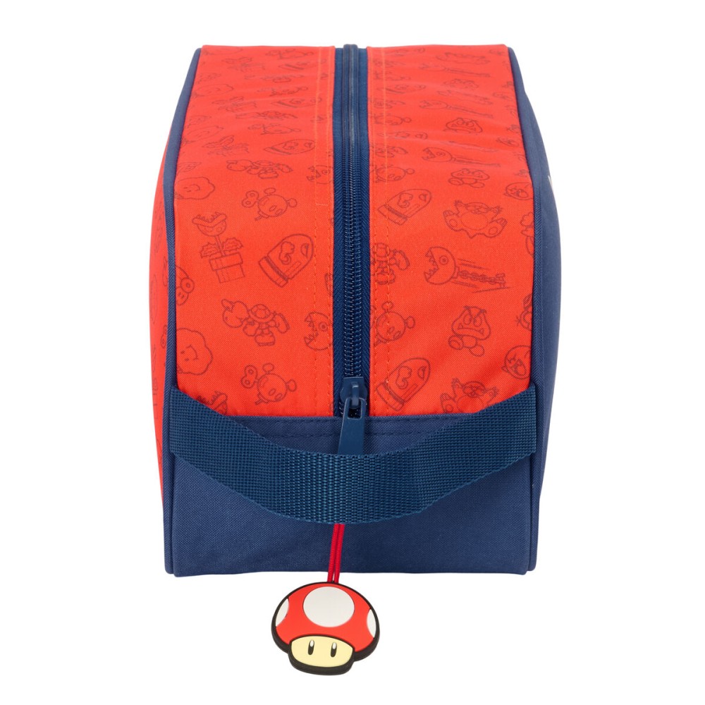 Schuhtasche für die Reise Super Mario Trick Rot Dunkelblau 29 x 15 x 14 cm