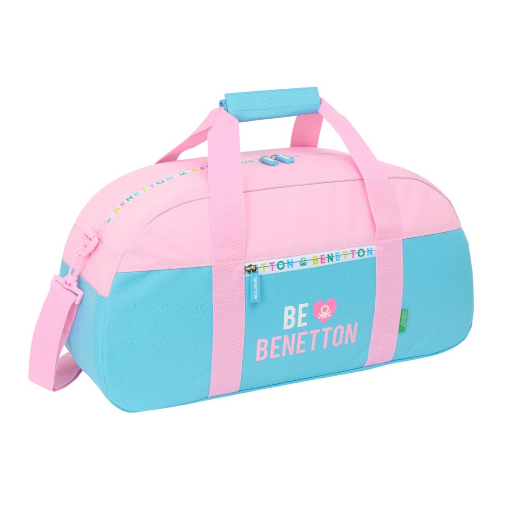 Sporttasche Benetton Unique Rosa türkis 50 x 26 x 20 cm