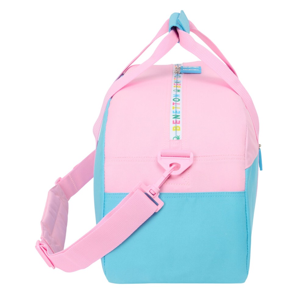 Sporttasche Benetton Unique Rosa türkis 50 x 26 x 20 cm