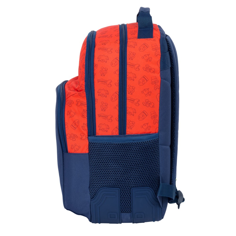 Cartable Super Mario Trick Rouge Bleu foncé 32 x 42 x 15 cm