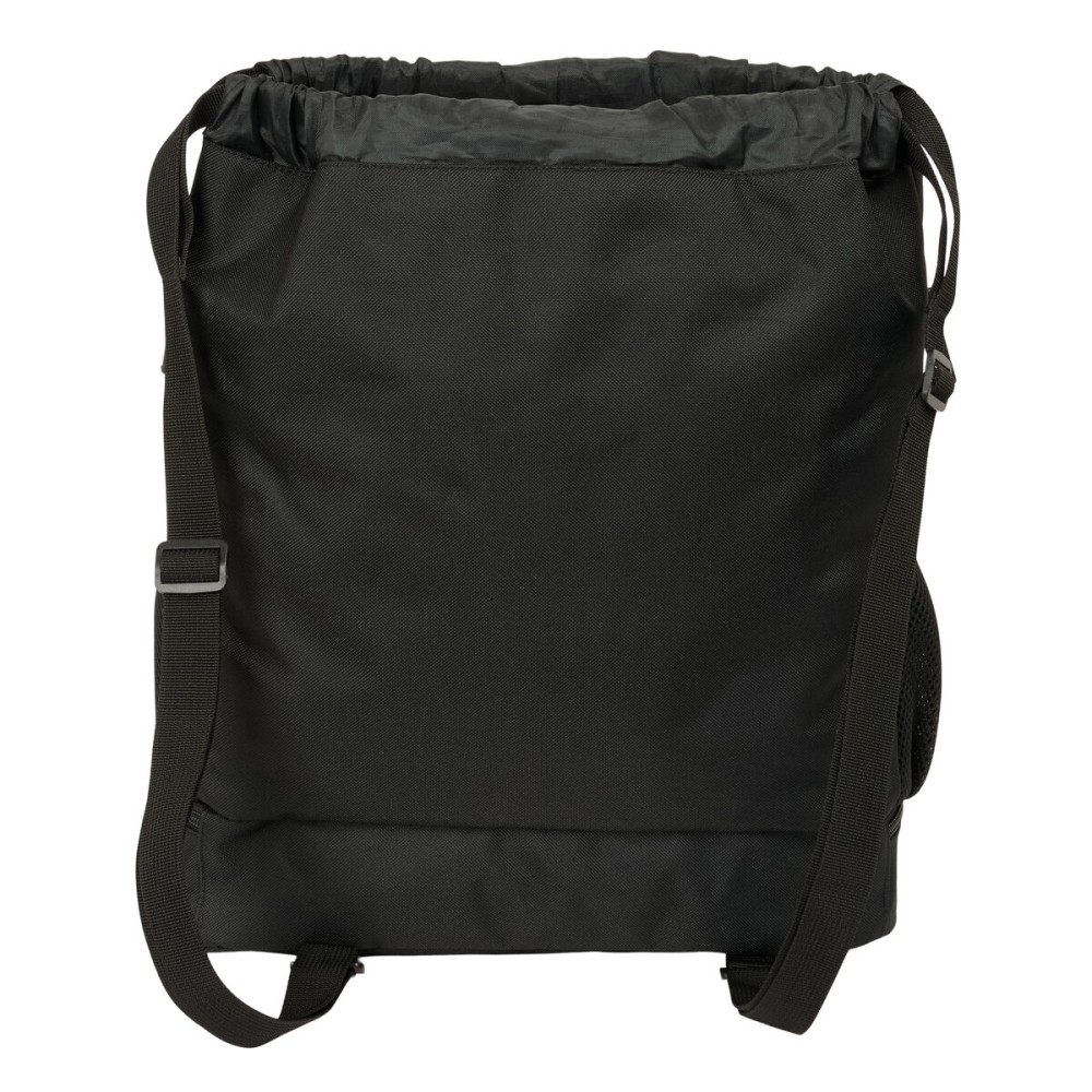 Sac à dos serré par des ficelles Kappa Dark Noir 35 x 40 x 1 cm
