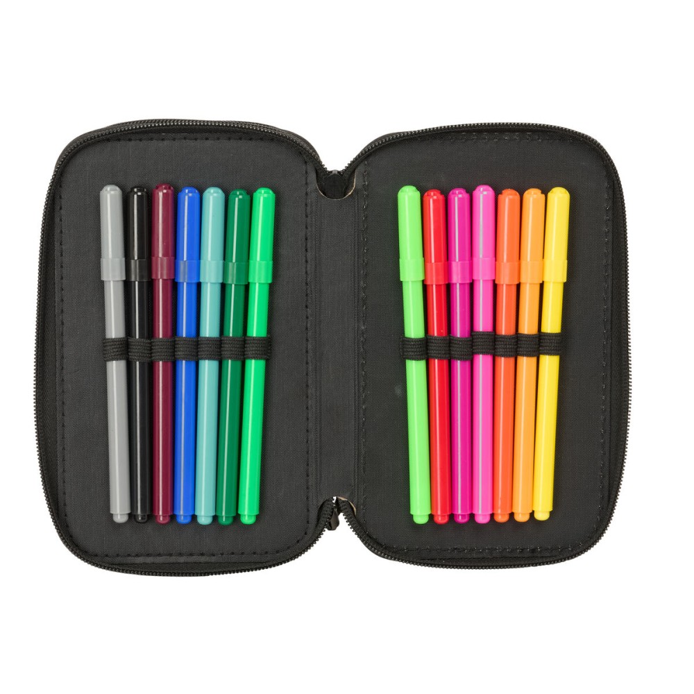 Fourre-tout Nerf Game Noir 12,5 x 19,5 x 5,5 cm 37 Pièces