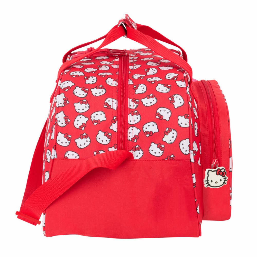 Sports bag Hello Kitty Iconic White Red 40 x 24 x 23 cm