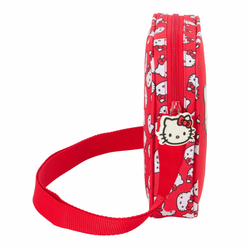 Shoulder Bag Hello Kitty Iconic Red 16 x 18 x 4 cm