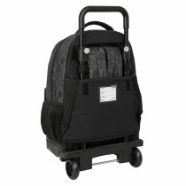 School Rucksack with Wheels The Avengers Vendetta Black 33 x 45 x 22 cm