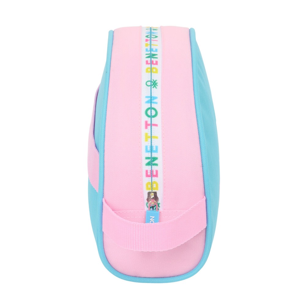 Nécessaire de Voyage Benetton Unique Rose Turquoise 28 x 18 x 10 cm