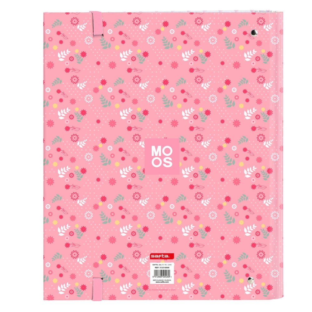 Ring binder Moos Passion Multicolour 27 x 32 x 3.5 cm