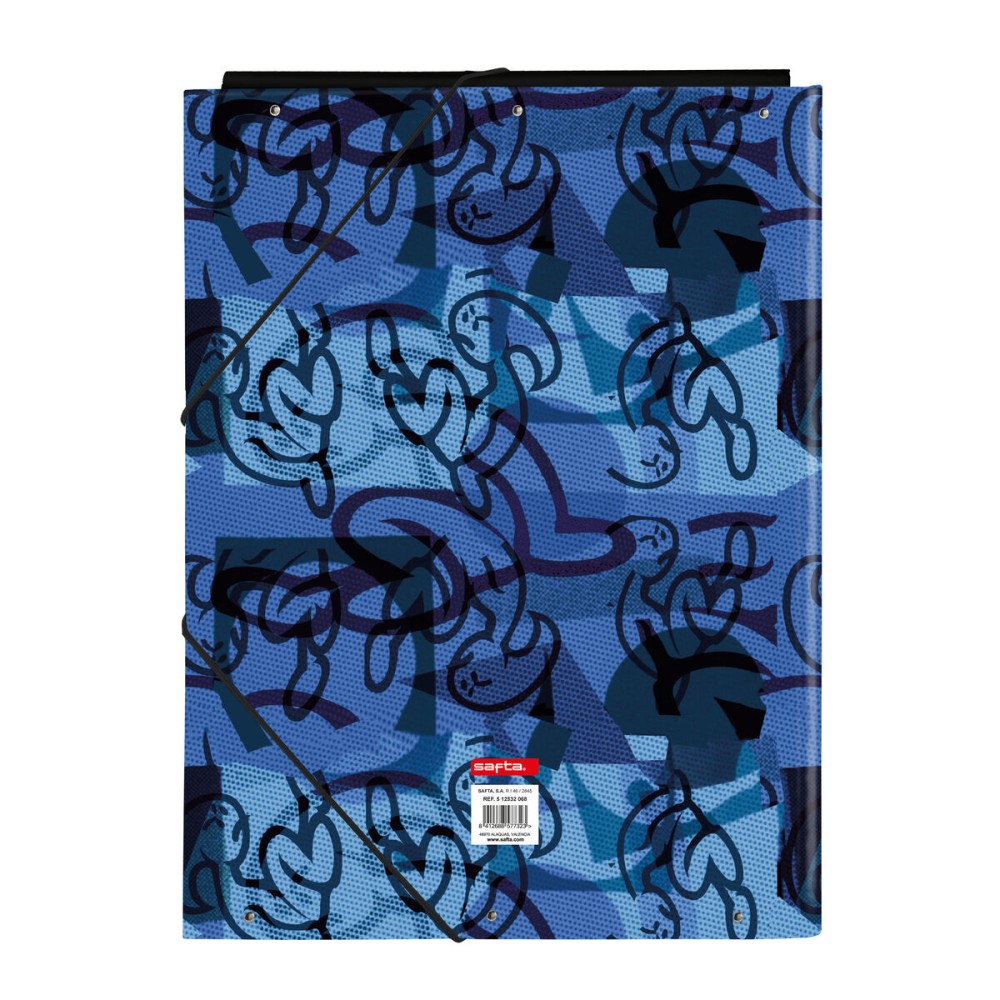 Ring binder El Niño Roller Blue Black A4 26 x 33.5 x 2.5 cm