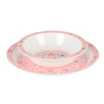 Children's dish set Safta Jirafa Polyester 26 x 26 x 9 cm