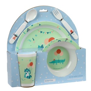 Children's dish set Safta Fiesta Polyester 26 x 26 x 9 cm