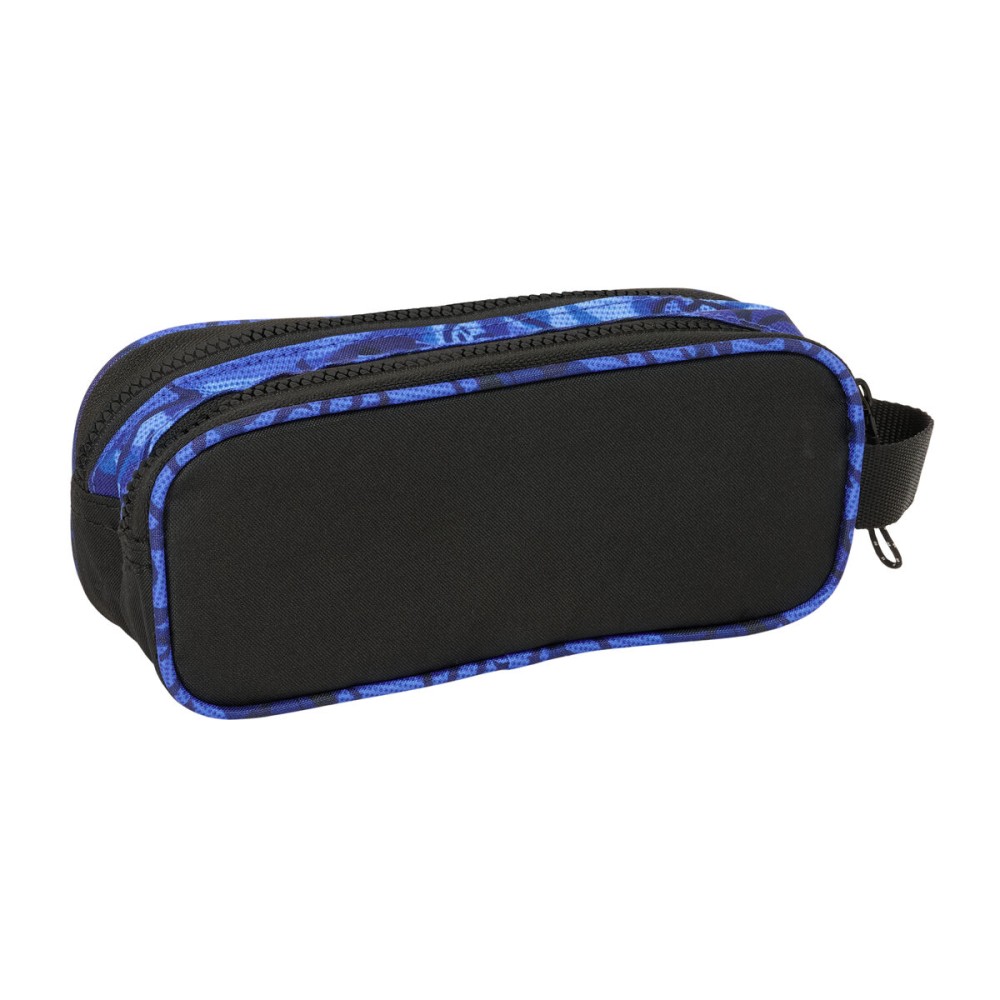 Zweifaches Mehrzweck-Etui El Niño Roller Blau Schwarz 21 x 8 x 6 cm