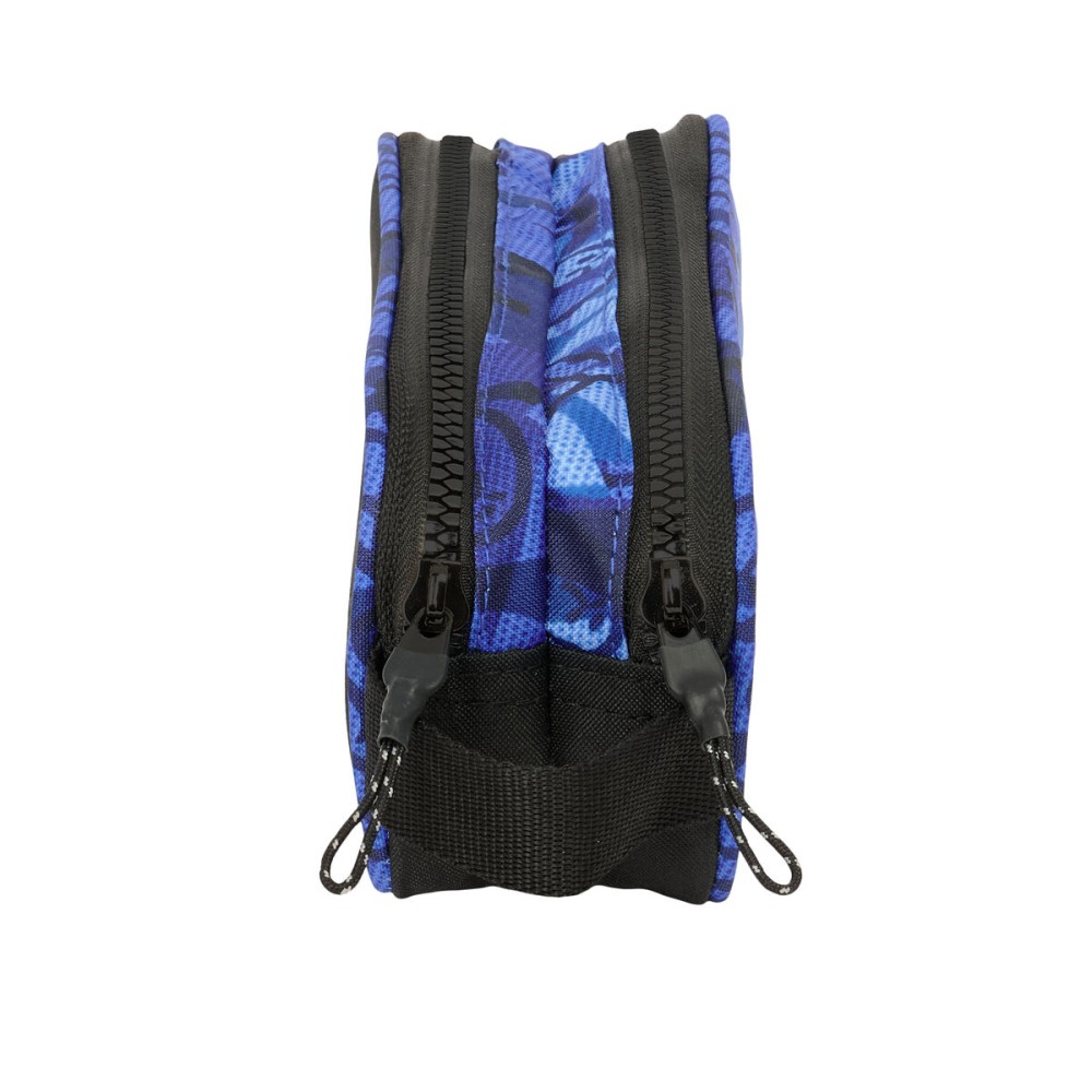 Zweifaches Mehrzweck-Etui El Niño Roller Blau Schwarz 21 x 8 x 6 cm