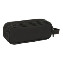 Trousse Fourre-Tout Double Kappa Dark Noir 21 x 8 x 6 cm