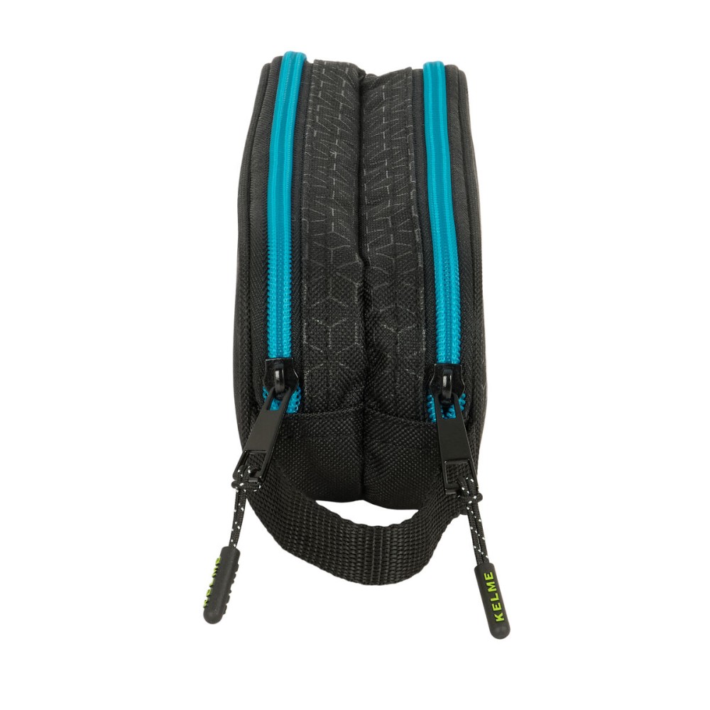 Trousse Fourre-Tout Double Kelme Iron Noir 21 x 8 x 6 cm