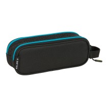 Trousse Fourre-Tout Double Kelme Iron Noir 21 x 8 x 6 cm