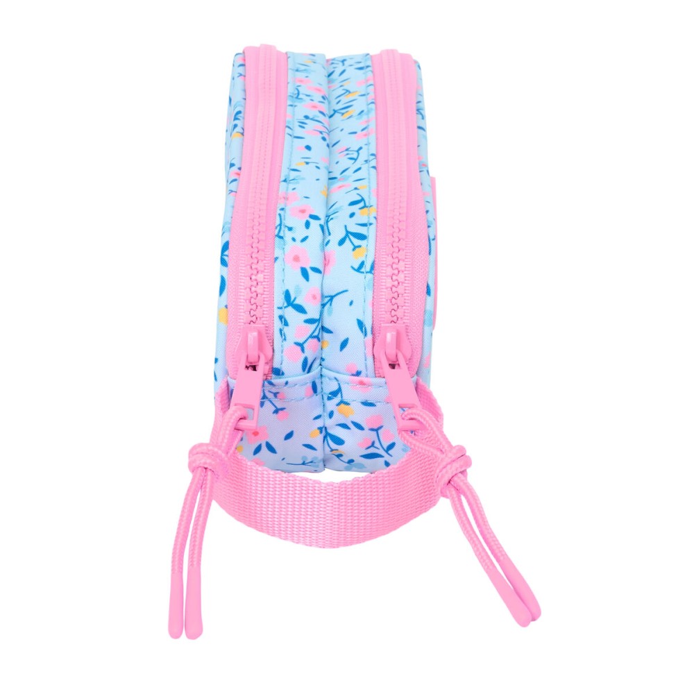Double Carry-all Vicky Martín Berrocal Paraíso Pink Light Blue 21 x 8 x 6 cm