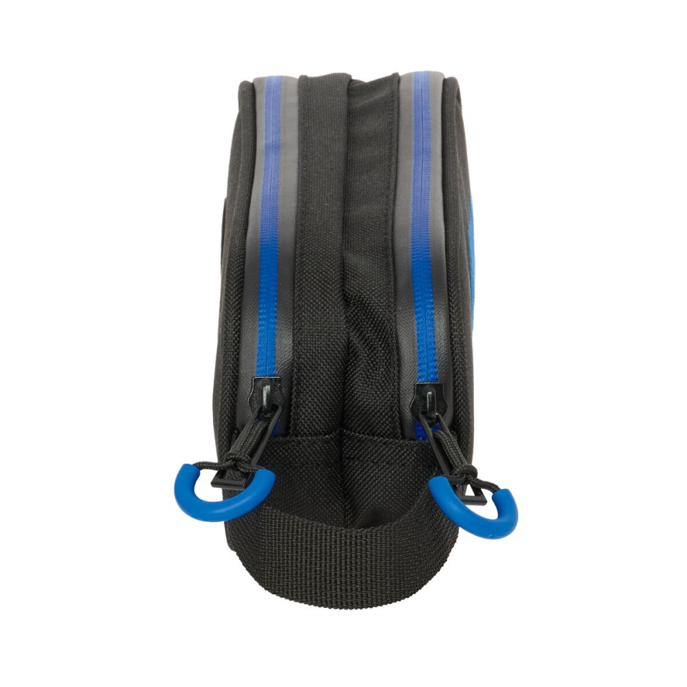 Trousse Fourre-Tout Double Kelme Jet black Noir 21 x 8 x 6 cm