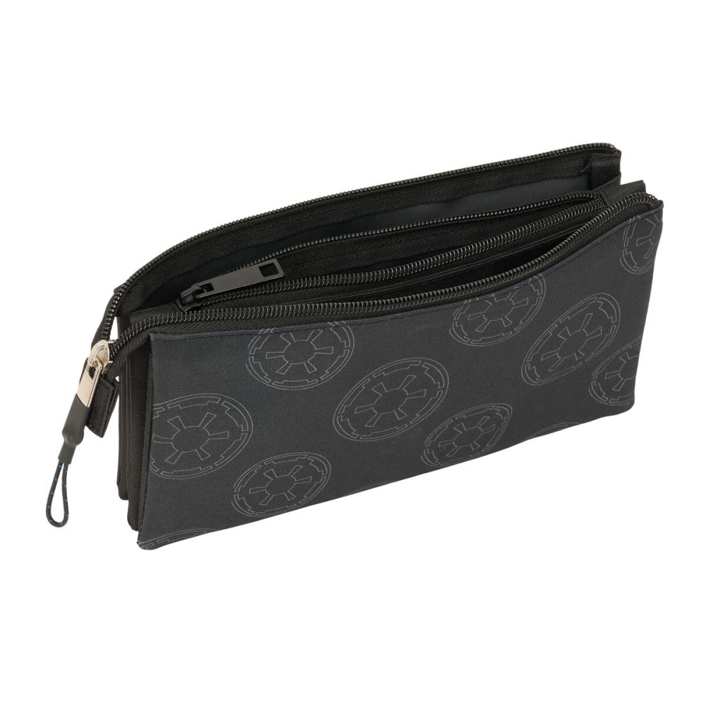 Trousse Fourre-Tout Triple Star Wars Rebellion Noir 22 x 12 x 3 cm