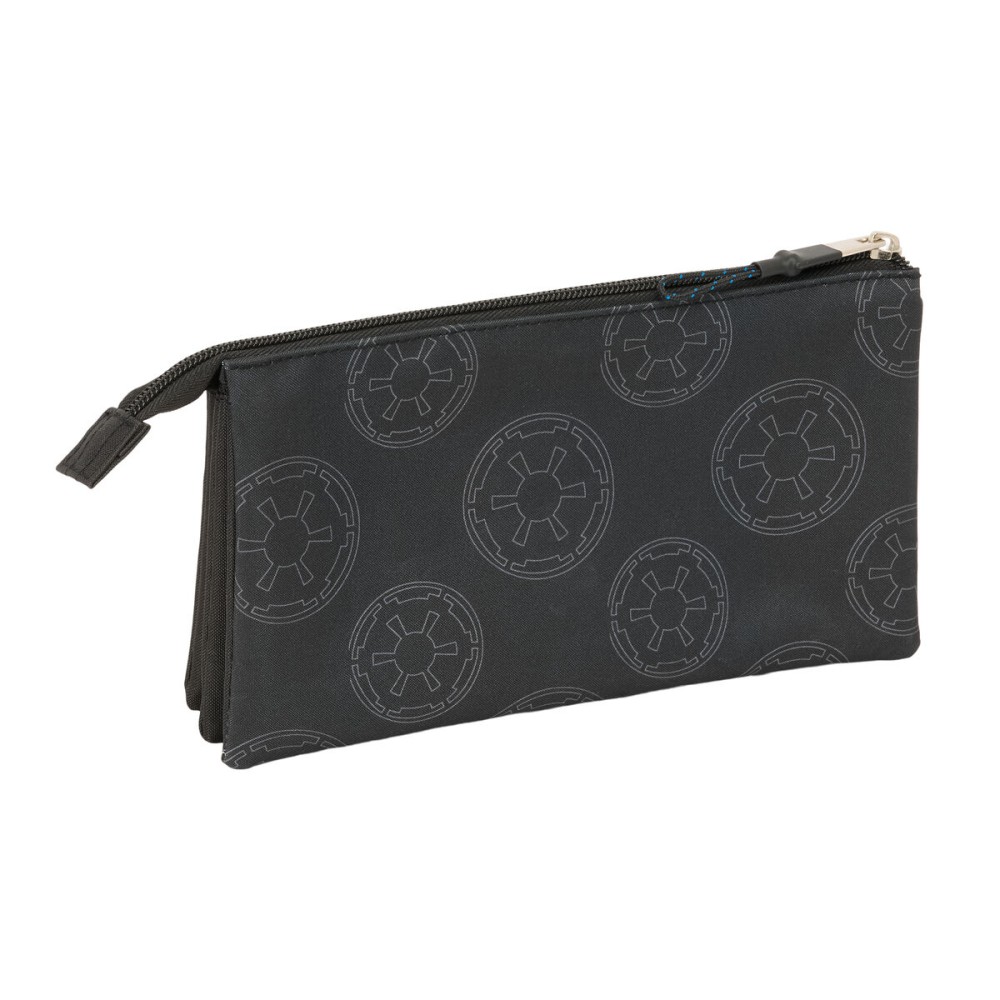 Trousse Fourre-Tout Triple Star Wars Rebellion Noir 22 x 12 x 3 cm