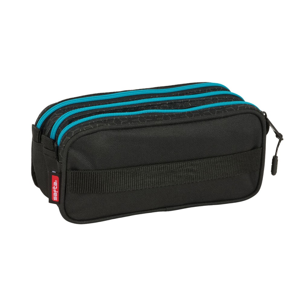 Triple Carry-all Kelme Iron Black 21,5 x 10 x 8 cm