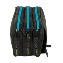 Triple Carry-all Kelme Iron Black 21,5 x 10 x 8 cm