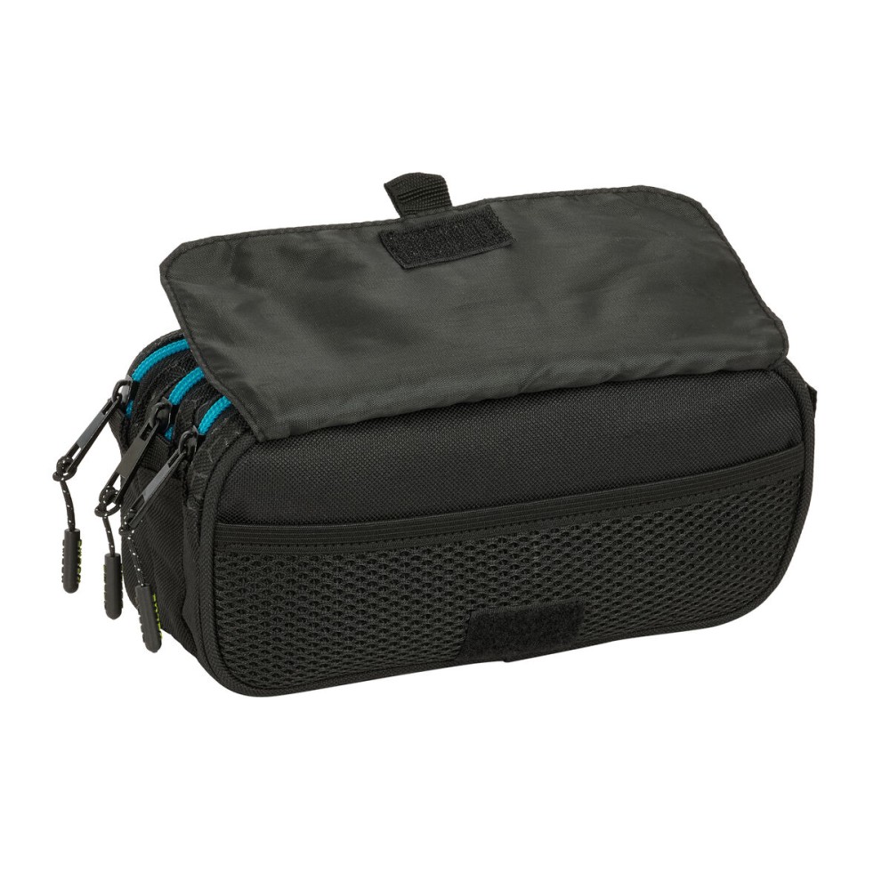 Triple Carry-all Kelme Iron Black 21,5 x 10 x 8 cm