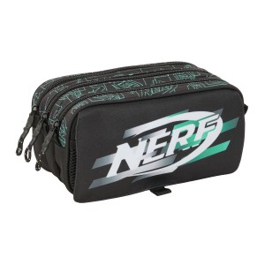 Dreifaches Mehrzweck-Etui Nerf Game Schwarz 21,5 x 10 x 8 cm