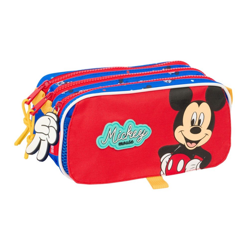 Triple Carry-all Mickey Mouse Clubhouse Good day Blue 21,5 x 10 x 8 cm